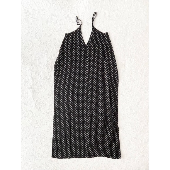 NWOT Lulus Yours Tule Black Floral Print Maxi Dress Small Medium - Picture 2 of 5